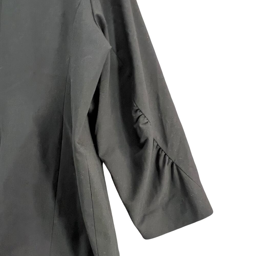 Calvin Klein Blazer Womens 20W Black Open Front Career Work Jacket Plus Size - Picture 5 of 16